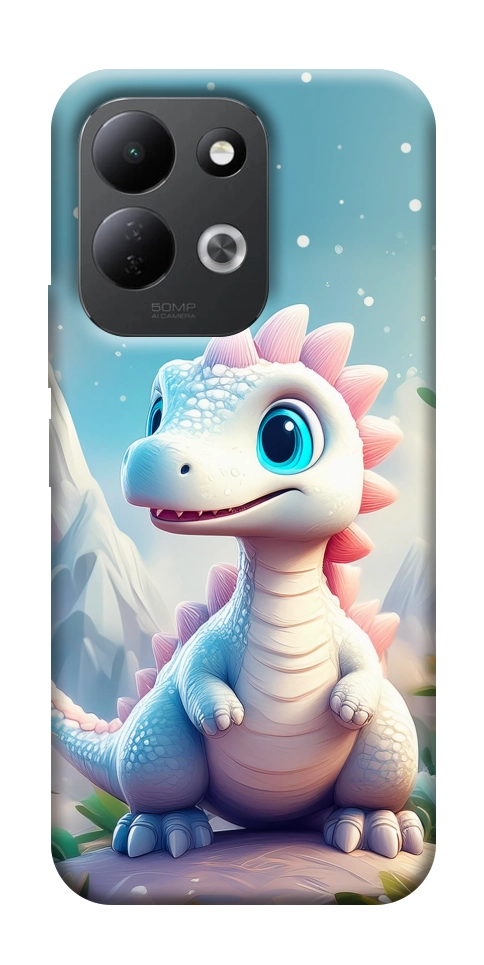 Чохол Білий дракоша для Xiaomi Redmi 17