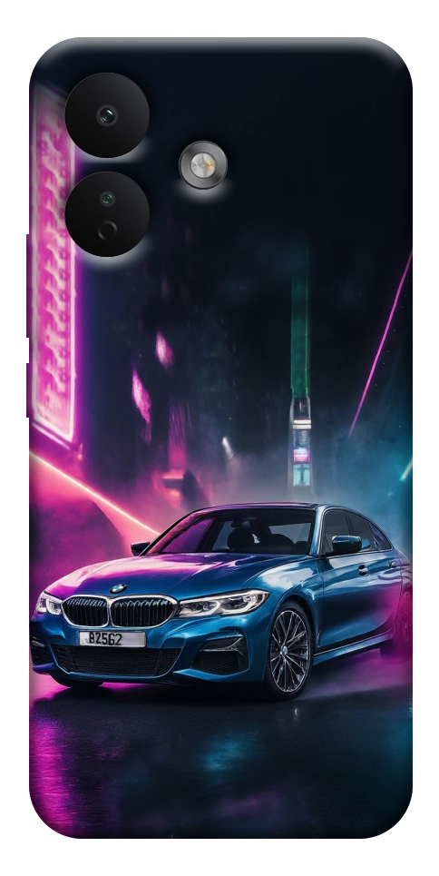 Чехол Неоновое BMW для Xiaomi Redmi Note 17 Pro