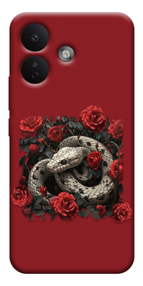 Чехол Roses snake для Xiaomi Redmi Note 17 Pro
