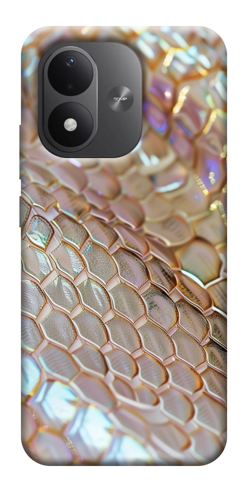 Чехол Gold snake skin для Xiaomi Redmi Note 17