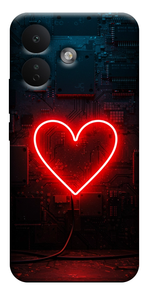 Чехол Яркое сердце для Xiaomi Redmi Note 17 Pro