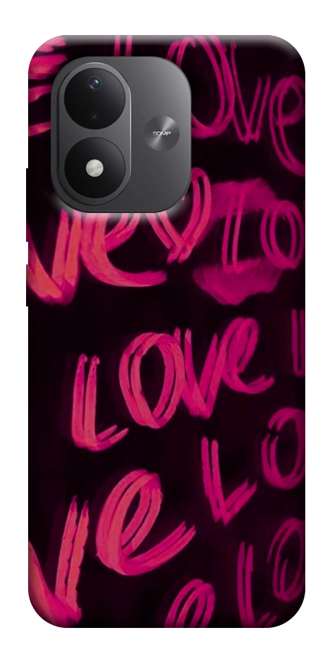 Чехол Neon love для Xiaomi Redmi Note 17