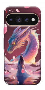 Чехол Girl and dragon для Google Pixel 11 Pro XL