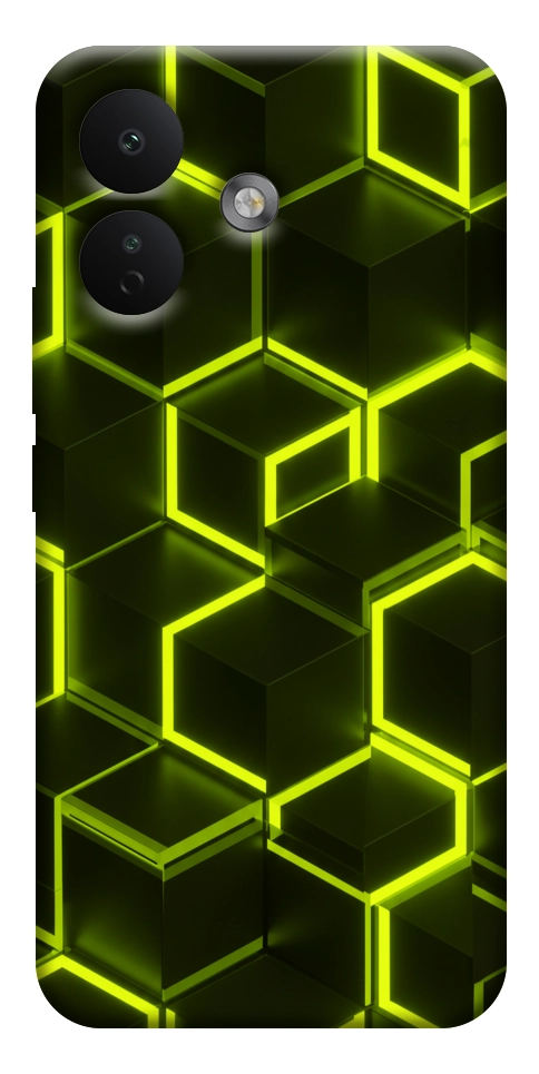 Чехол Neon hexagon для Xiaomi Redmi Note 17 Pro