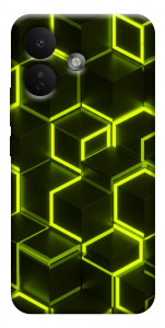 Чехол Neon hexagon для Xiaomi Redmi Note 17 Pro