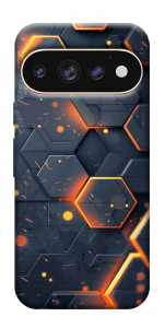 Чехол Burning hex pattern для Google Pixel 11 Pro XL