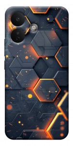 Чехол Burning hex pattern для Xiaomi Redmi Note 17 Pro