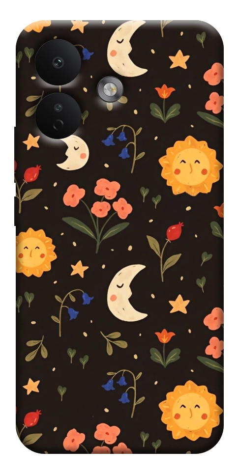 Чехол Полевые цветы для Xiaomi Redmi Note 17 Pro