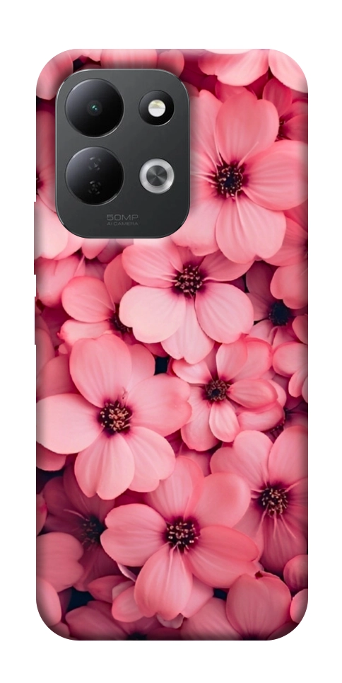 Чохол Pink flowers для Xiaomi Redmi 17