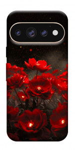 Чехол Burning flowers для Google Pixel 11 Pro XL