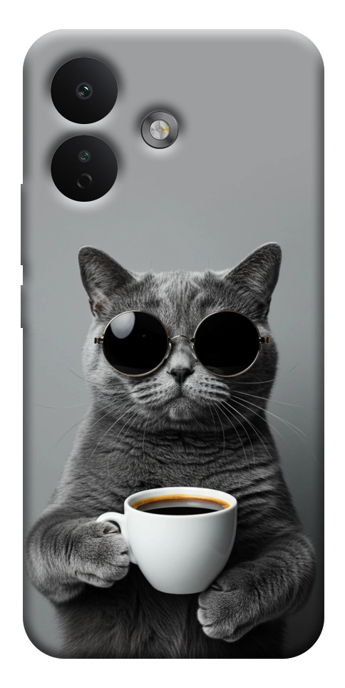 Чехол Grey cat coffee для Xiaomi Redmi Note 17 Pro