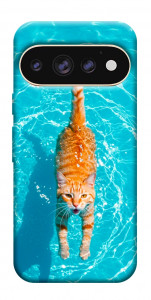 Чехол Cat swimming для Google Pixel 11 Pro XL