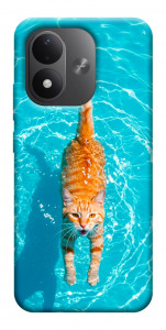 Чохол Cat swimming для Xiaomi Redmi Note 17