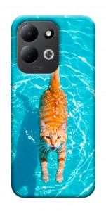 Чохол Cat swimming для Xiaomi Redmi 17