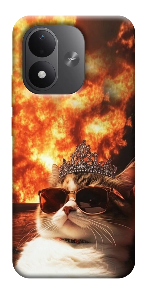 Чехол Cat explosion для Xiaomi Redmi Note 17