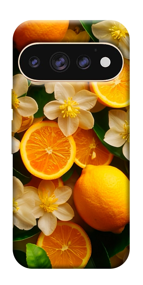 Чехол Лимоны и цветы для Google Pixel 11 Pro XL