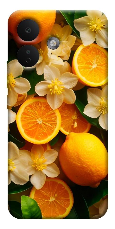 Чехол Лимоны и цветы для Xiaomi Redmi Note 17 Pro