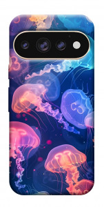 Чехол Neon jellyfishes для Google Pixel 11 Pro XL
