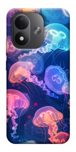 Чехол Neon jellyfishes для Xiaomi Redmi Note 17