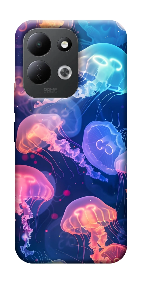 Чохол Neon jellyfishes для Xiaomi Redmi 17