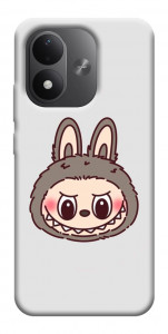Чехол Labubu grey для Xiaomi Redmi Note 17
