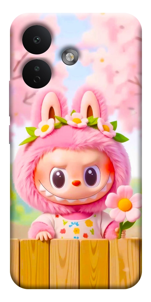 Чехол Labubu flower для Xiaomi Redmi Note 17 Pro