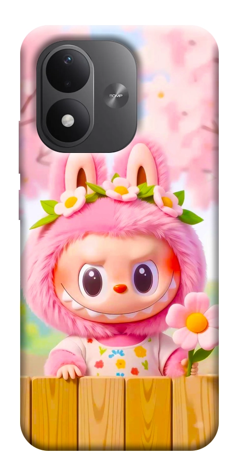 Чехол Labubu flower для Xiaomi Redmi Note 17
