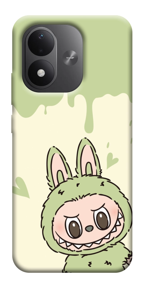 Чехол Labubu green для Xiaomi Redmi Note 17