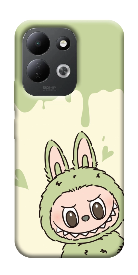 Чохол Labubu green для Xiaomi Redmi 17