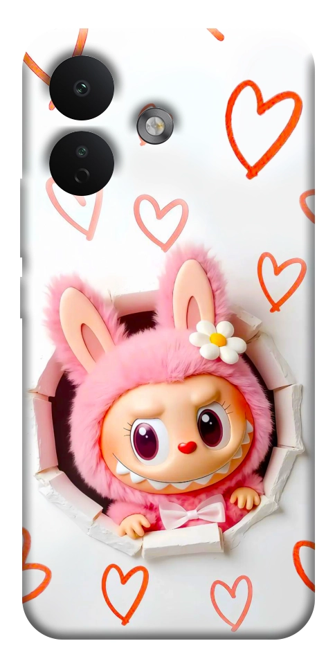 Чехол Labubu paper для Xiaomi Redmi Note 17 Pro