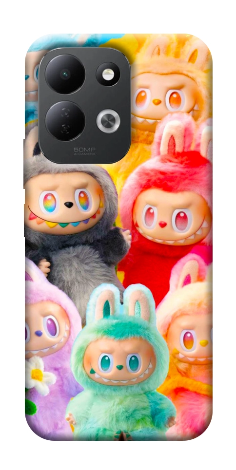 Чохол Rainbow labubu для Xiaomi Redmi 17