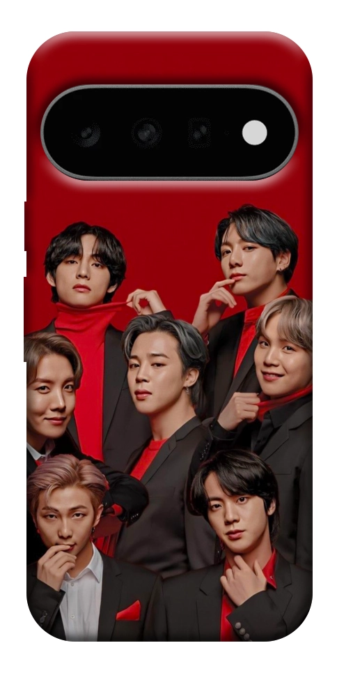 Чехол BTS in red для Google Pixel 11