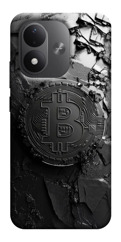 Чохол Dark bitcoin для Xiaomi Redmi Note 17