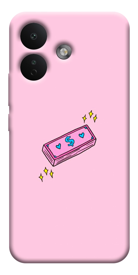Чехол Simple pink money для Xiaomi Redmi Note 17 Pro