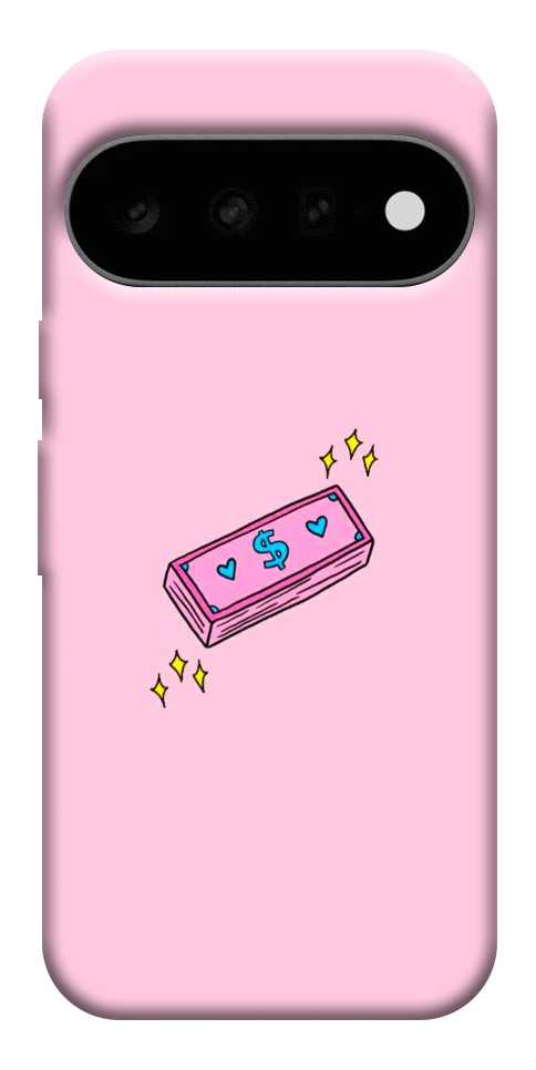 Чехол Simple pink money для Google Pixel 11