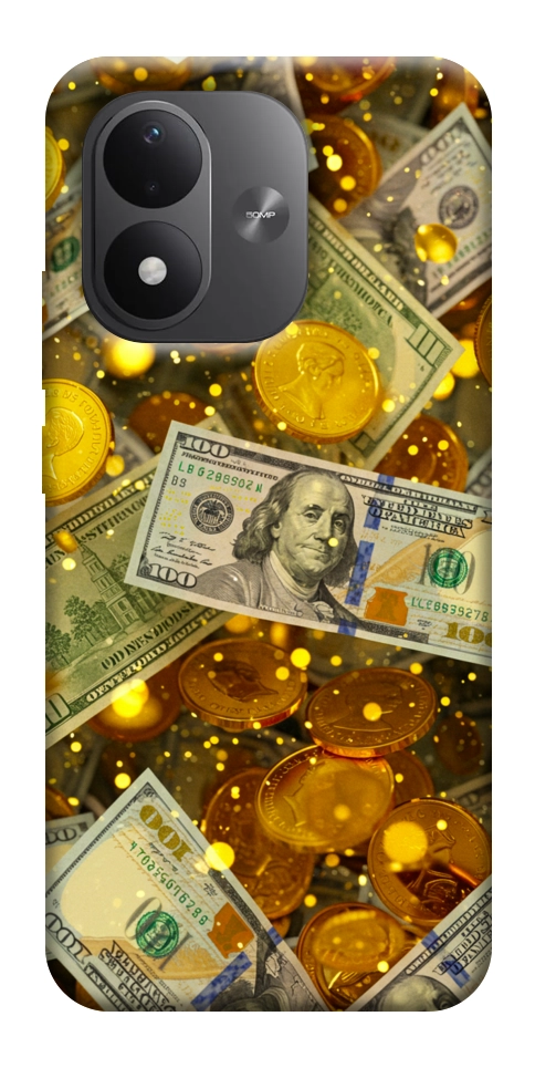 Чехол Gold and dollars для Xiaomi Redmi Note 17