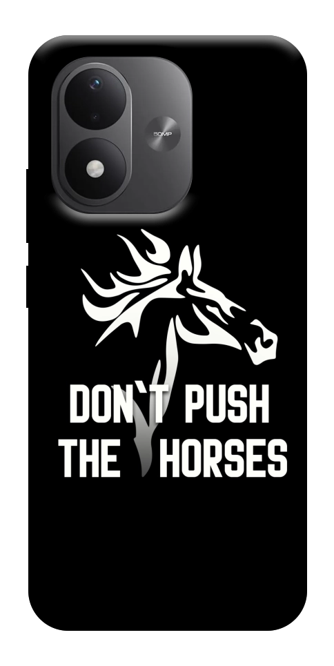 Чехол Dont push the horses для Xiaomi Redmi Note 17