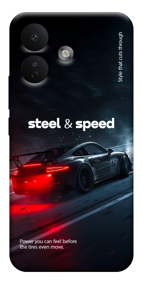 Чехол Black and red care для Xiaomi Redmi Note 17 Pro