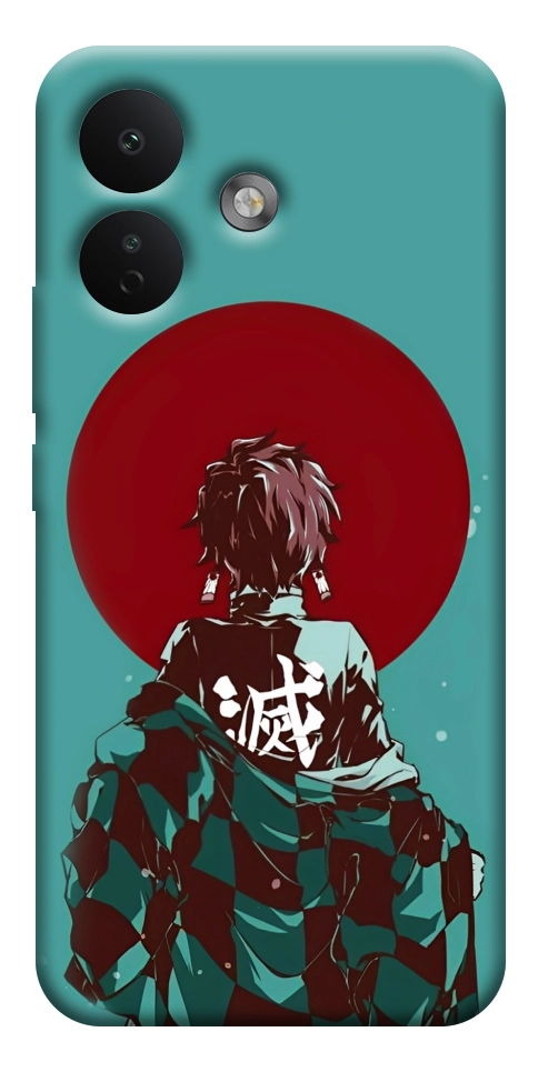 Чехол Demon slayer tanjiro для Xiaomi Redmi Note 17 Pro