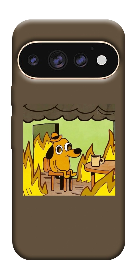 Чехол Dog in the fire для Google Pixel 11 Pro XL