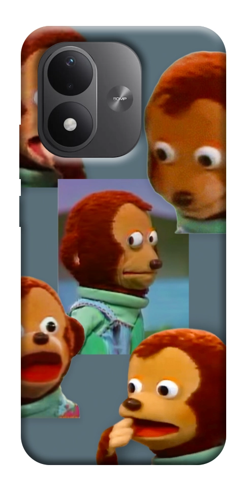 Чехол Side eye monkey для Xiaomi Redmi Note 17