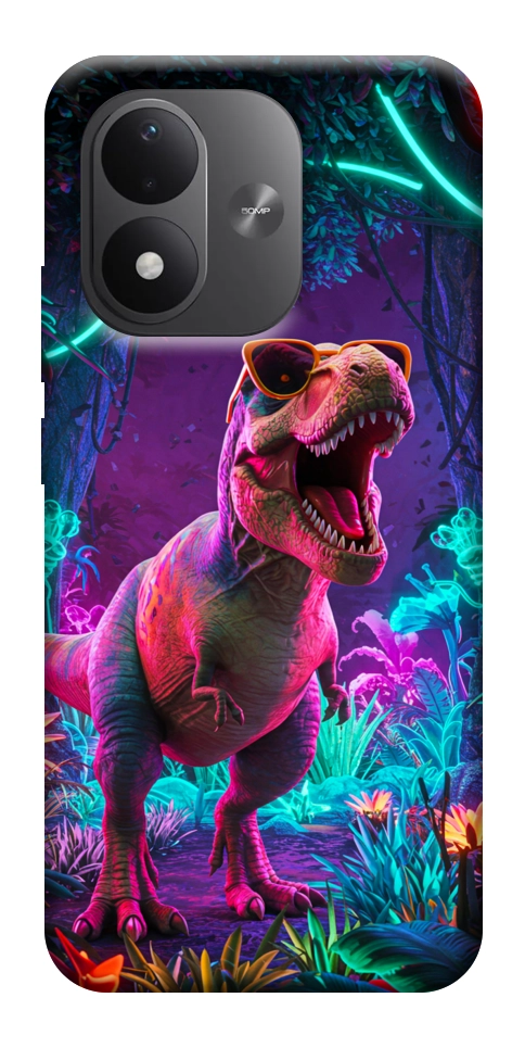 Чехол Neon dino для Xiaomi Redmi Note 17