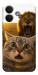 Чехол Shocked cat and lion для Xiaomi Redmi Note 17 Pro
