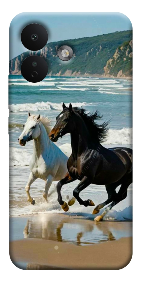Чехол Beach Horses для Xiaomi Redmi Note 17 Pro