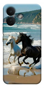 Чехол Beach Horses для Xiaomi Redmi Note 17 Pro