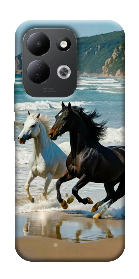 Чохол Beach Horses для Xiaomi Redmi 17