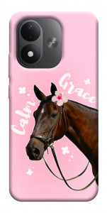 Чохол Horse with flower для Xiaomi Redmi Note 17
