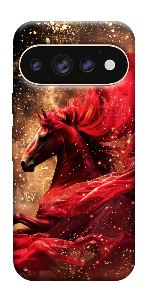 Чехол Red sparkles Horse для Google Pixel 11 Pro XL