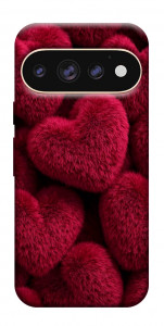 Чехол Fluffy hearts для Google Pixel 11 Pro XL
