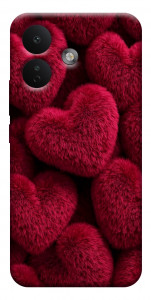 Чехол Fluffy hearts для Xiaomi Redmi Note 17 Pro